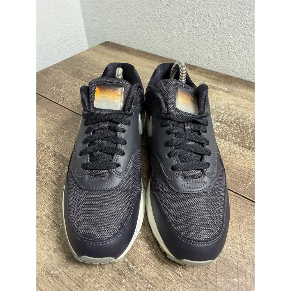 Nike Air Max 1 Women's Sneakers Size 9 Black Leather Jelly Jewel AT5248-001 - Picture 3 of 7
